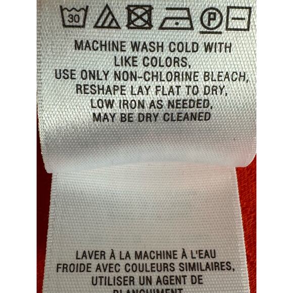 Anthropologie Deletta Gavi Textured Cross Back Sleeveless Top in Red Size L - Picture 8 of 10